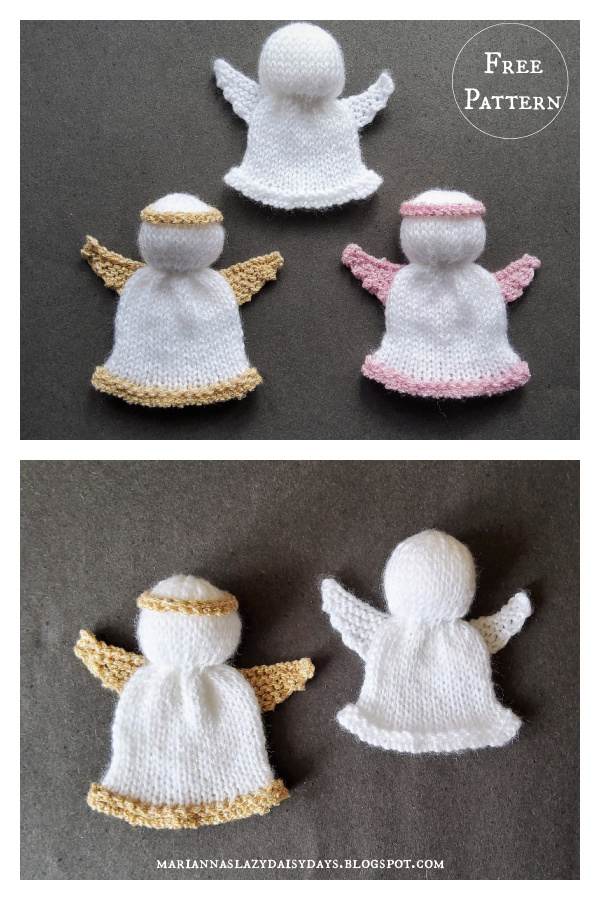 Sweet Little Angels Free Knitting Pattern 