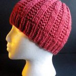 Basic Garter Rib Hat Free Knitting Pattern