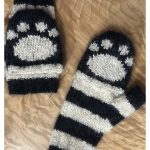 Cats Paw Flip Mittens Free Knitting Pattern