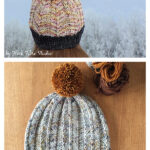Feathered Hat Free Knitting Pattern