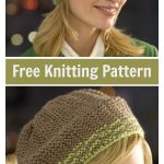 Garter Rib Beanie Hat Free Knitting Pattern