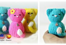 How to Loom Knitting Kitty Cat Amigurumi