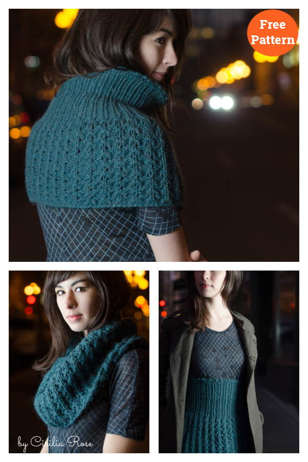 Makiko Belly Warmer and Cowl Free Knitting Pattern
