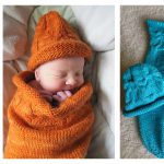 Owlie Cocoon and Hat Free Knitting Pattern