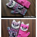 Purrfect Kitten Mittens Knitting Pattern