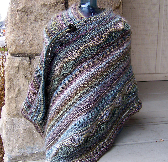 Stitch Sampler Shawl Free Knitting Pattern 