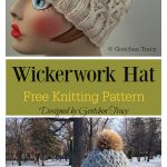 Wickerwork Hat Free Knitting Pattern