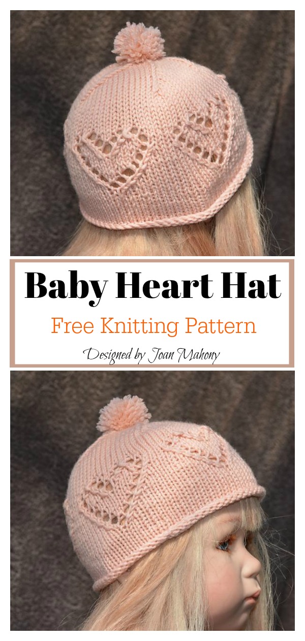 3 mnths knit newborn hat newborn knit heart beanie Knit newborn Heart hat knit blue heart hat READY TO SHIP