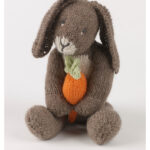 Bunny With Carrot Free Knitting Pattern