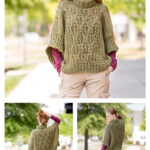 Catawba River Poncho Knitting Pattern