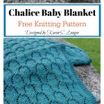 Chalice Baby Blanket Free Knitting Pattern