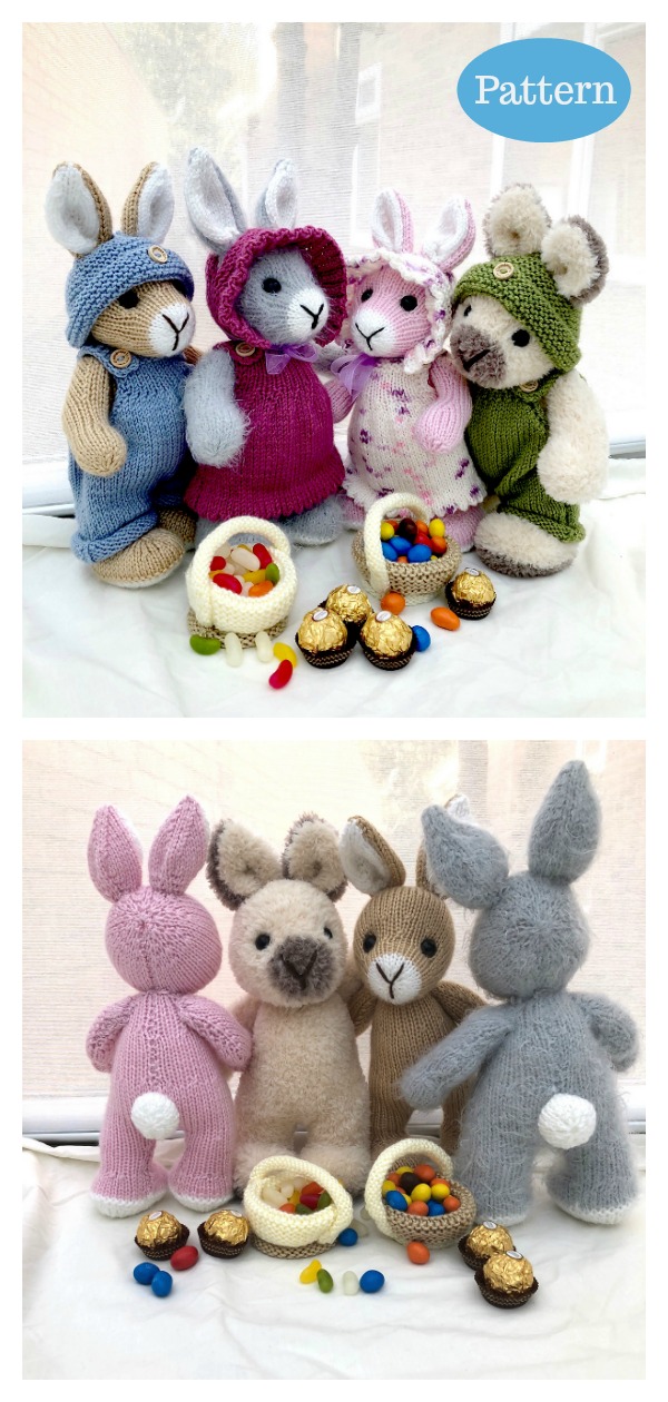 Elderberry Bunny Knitting Pattern