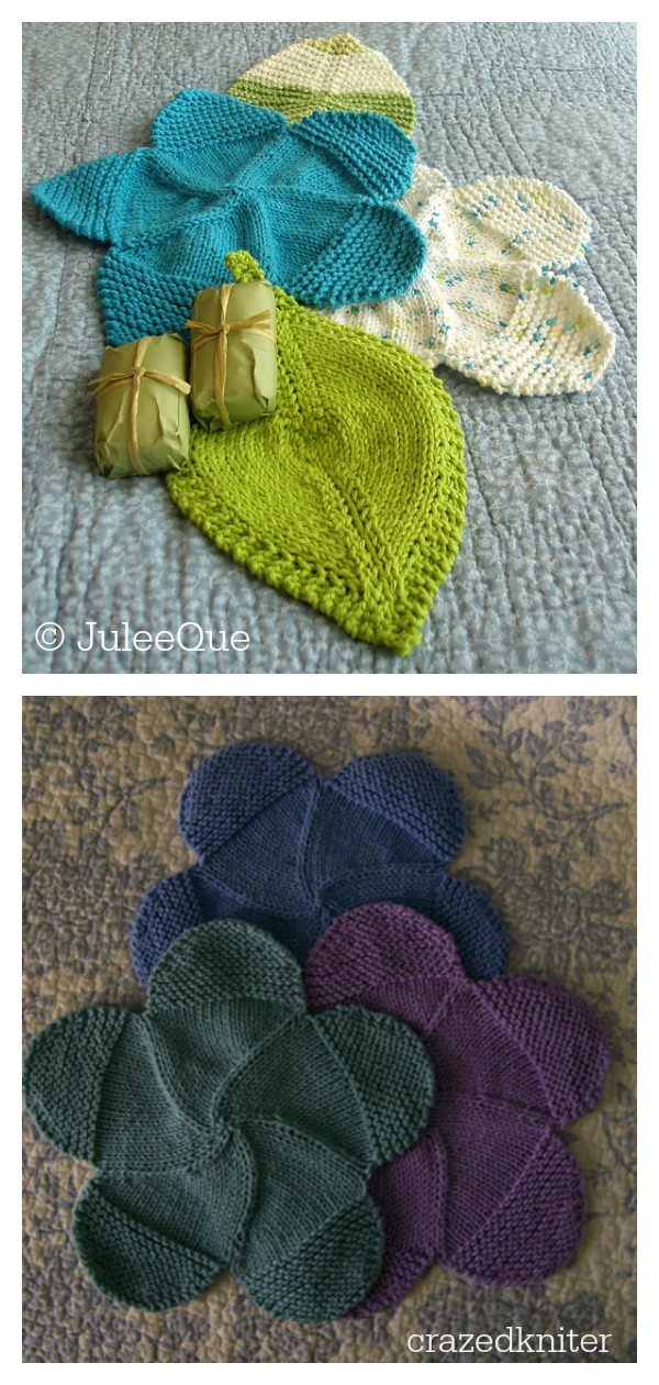 Flower Power Washcloth FREE Knitting Pattern