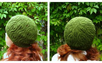 Foliage Hat Free Knitting Pattern