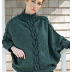 Kombu Poncho Free Knitting Pattern