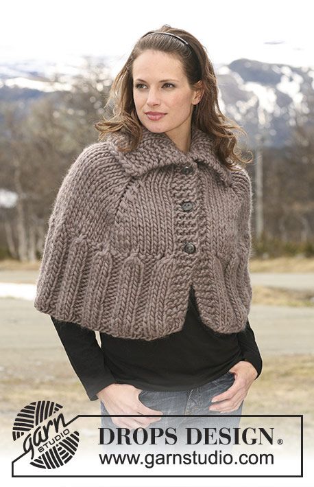 Novelette Capelet Free Knitting Pattern