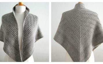 Pointed Firs Shawl Knitting Pattern