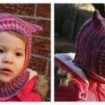 Seamless Kitty Cat Hat Free Knitting Pattern