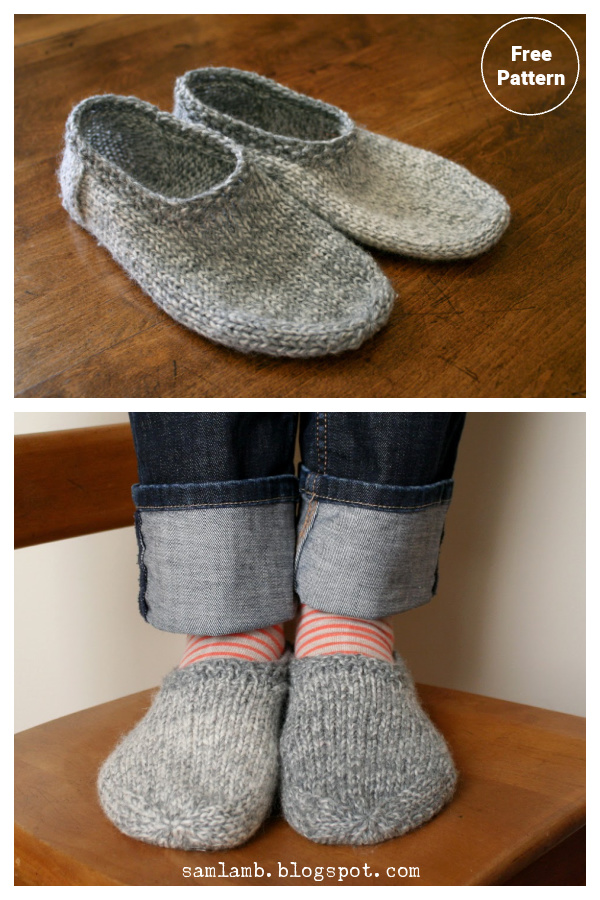 South Marysburgh Slippers FREE Knitting Pattern 