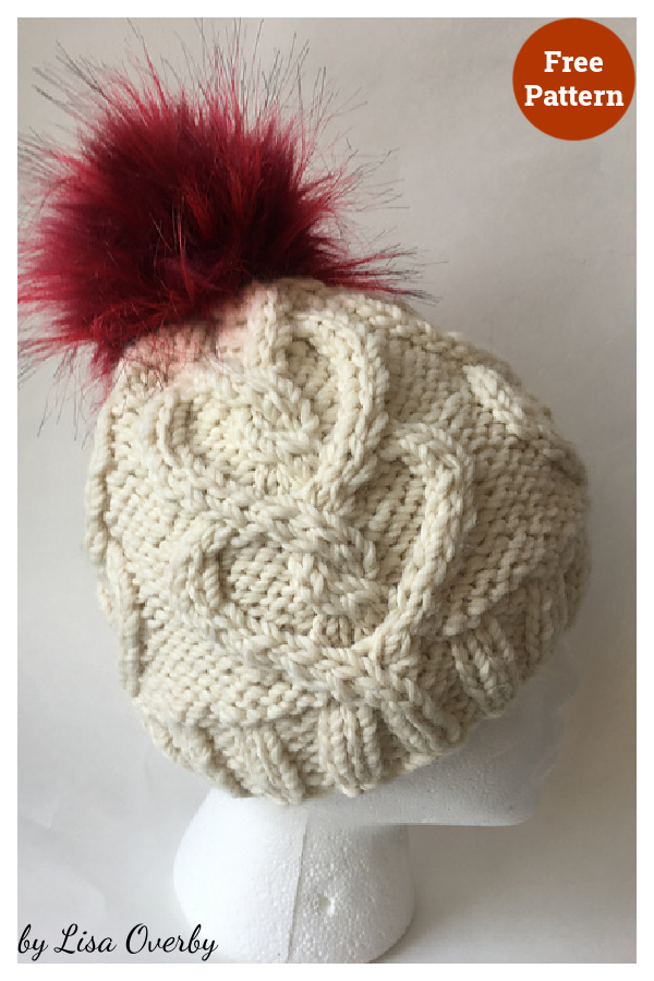 Valentine Hat Free Knitting Pattern