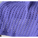 Waffle Baby Blanket Free Knitting Pattern