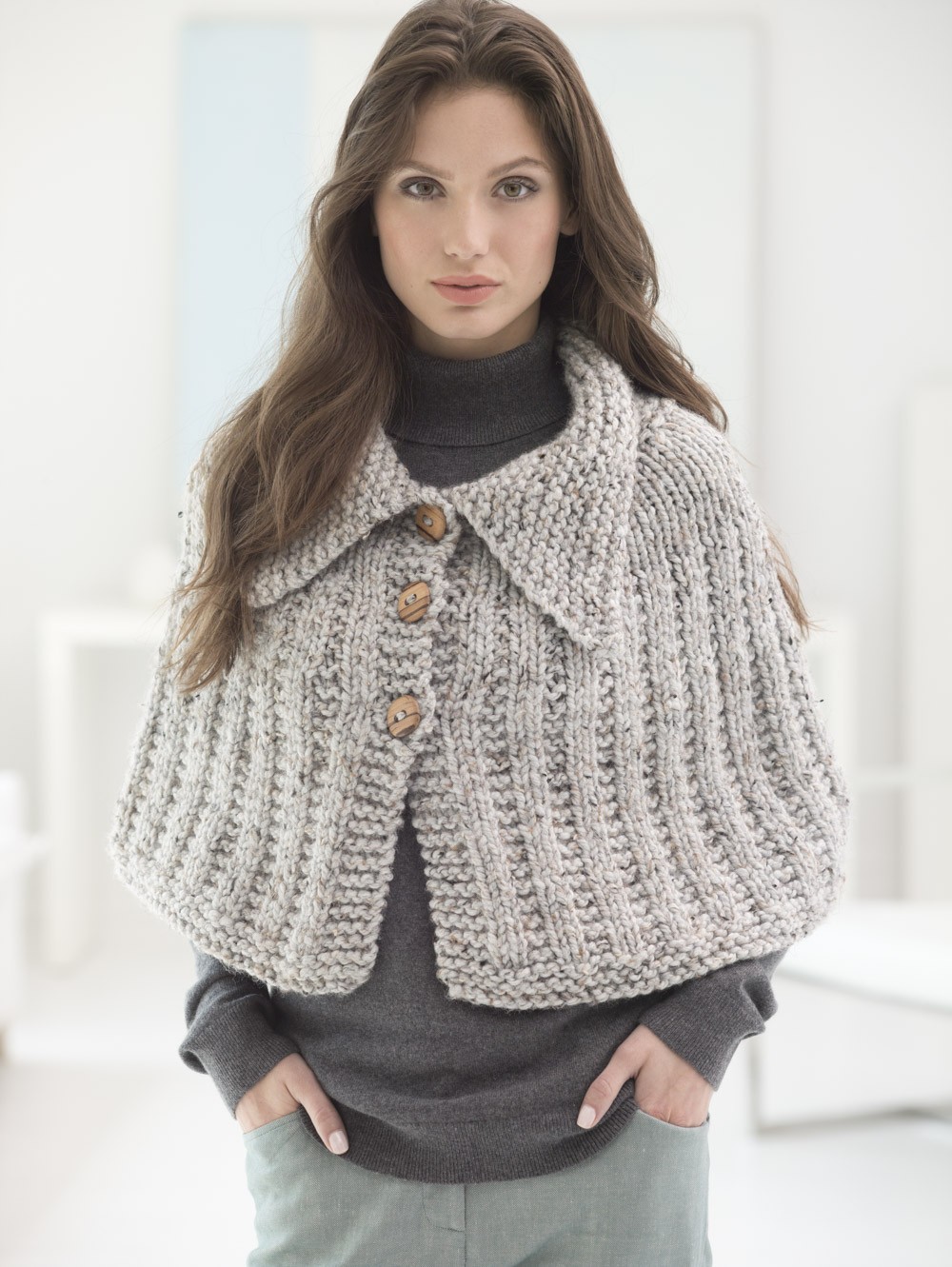 Quick Knit Capelet Free Pattern