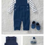 Baby Dungarees Free Knitting Pattern