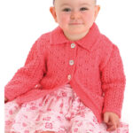 Baby Eyelet Lace Jacket Free Knitting Pattern