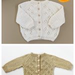 Baby Lace Cardigan Free Knitting Pattern