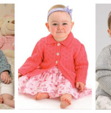Baby Lace Cardigan Free Knitting Patterns