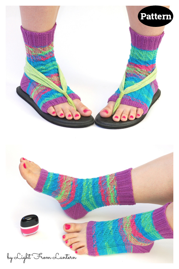 Flip Floppers Knitting Pattern