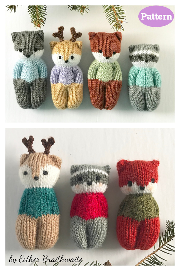 Forest Friends Dolls Knitting Pattern