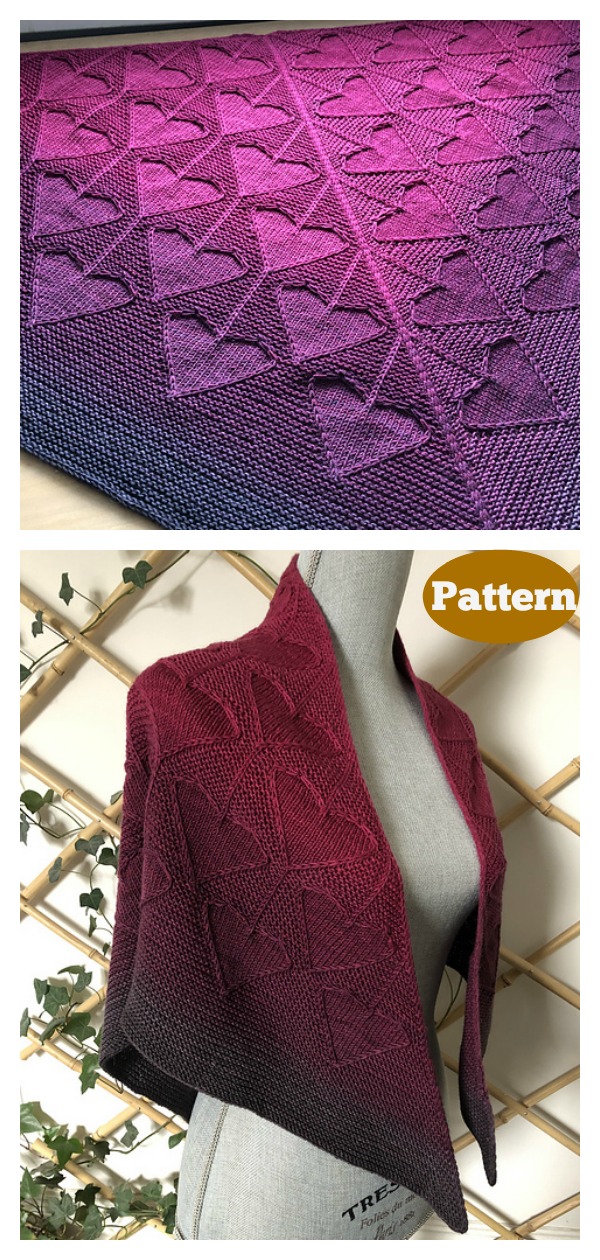 Heartstrings Shawl Knitting Pattern