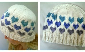I Heart Hat Free Knitting Pattern