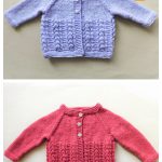 IONA Baby Cardigan Jacket Free Knitting Pattern