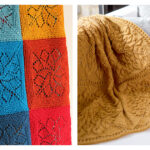 Lace Block Blanket Knitting Patterns