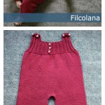 Lovely Baby Dungarees Free Knitting Pattern