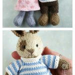 Small Rabbit Knitting Pattern