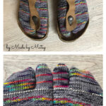 Split Toes Socks Free Knitting Pattern