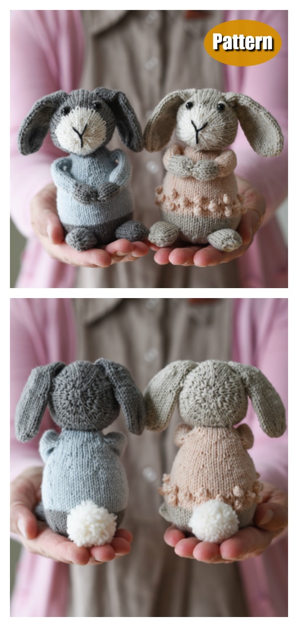 Spring Bunny Knitting Pattern 