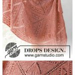 Sweet Nordic Rose Lace Block Blanket Free Knitting Pattern