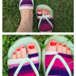 Thong Sandal Socks Free Knitting Pattern