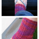 Ulterior Motive Pedicure Socks Free Knitting Pattern