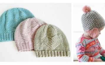 Valentine Heart Baby Hat Free Knitting Pattern