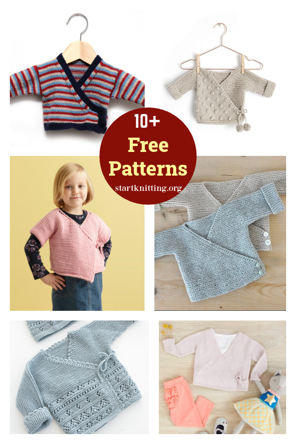 10+ Kimono Sweater Free Knitting Pattern 