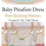 Baby Pinafore Dress Free Knitting Pattern