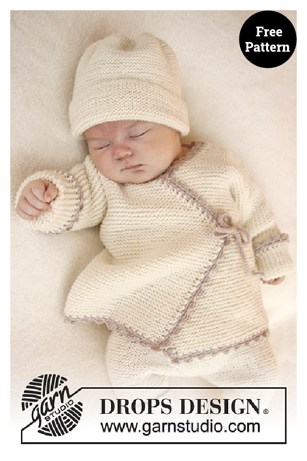 Baby Wrap Cardigan Free Knitting Pattern