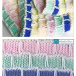 Brick & Mortar Baby Blanket Free Knitting Pattern