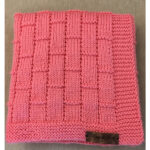 Brick Work Baby Blanket Free Knitting Pattern