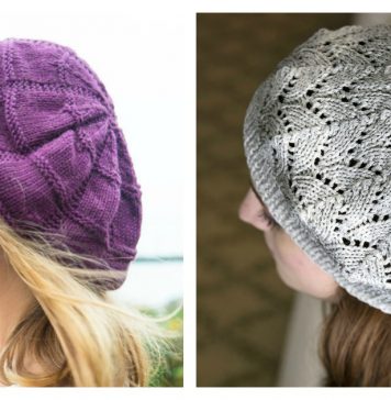 Slouchy Beret Free Knitting Pattern